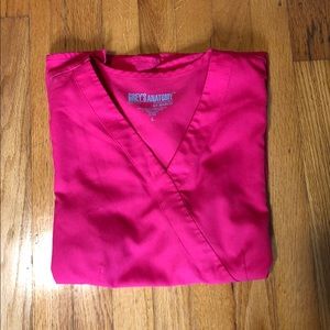 Grey’s Anatomy by Barco Scrub Top, sz L